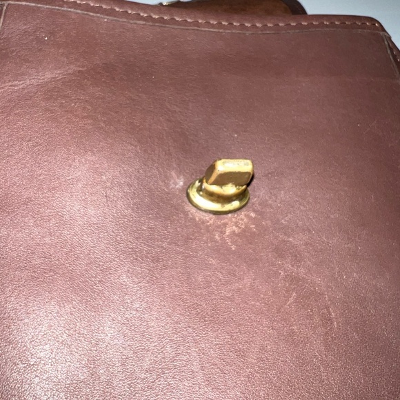 Coach Vintage Brown Small Sidepack, style number 9978 - Picture 8 of 9